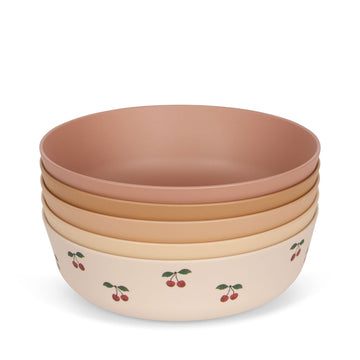 5-pack kommetjes - Cherry Mix - Konges Slojd